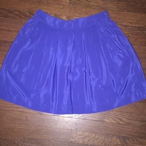 Silky mini skirt